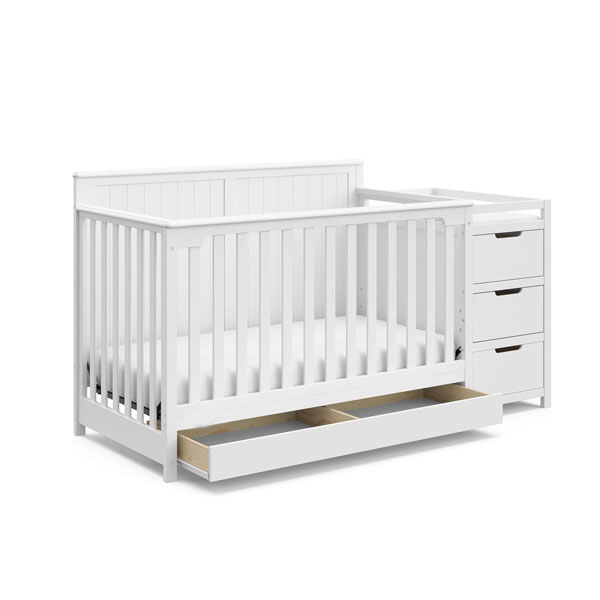 Crib with Changing Table